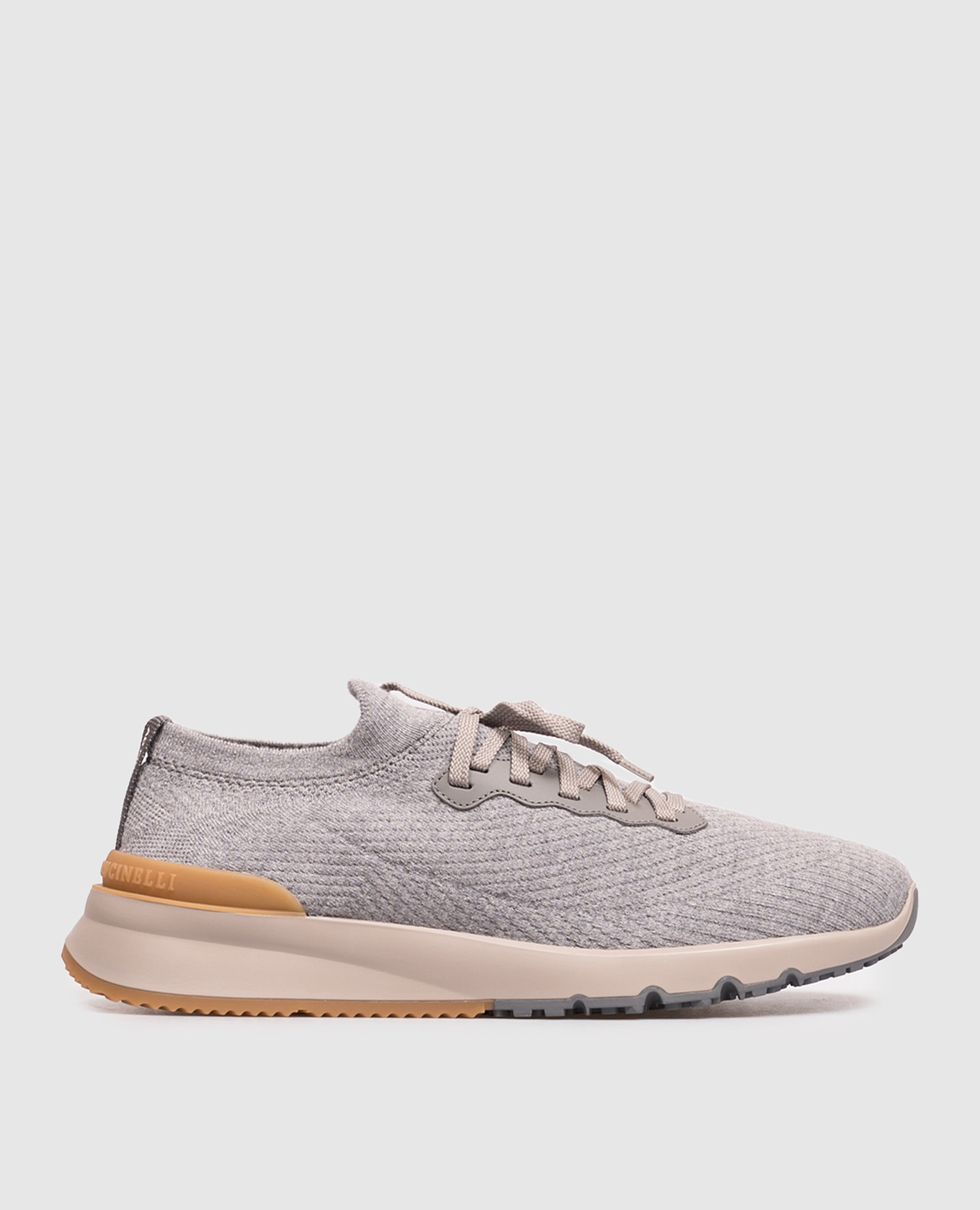 Gray wool sneakers