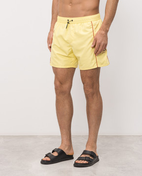 Iceberg Yellow printed swim shorts ICE26MBS01