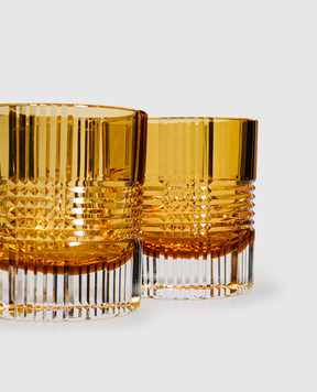 Artel Set of orange Viden crystal glasses G212VID1AM