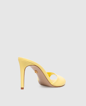 Babe Pay Pls Yellow leather mules 205804KO