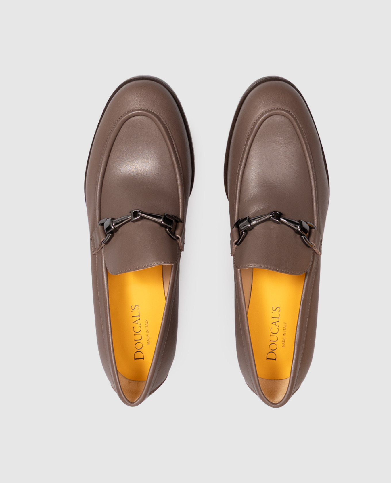 Brown leather shoes Doucal's 4