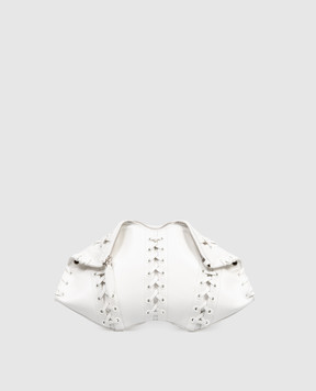 Alexander McQueen White Manta leather bag 8613741VDB1