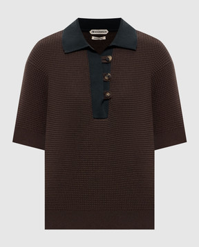 JW Anderson Khaki polo shirt KW1569YN0535