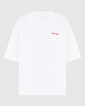 Axel Arigato White Curb T-shirt with embroidered logo A4202002