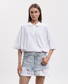 Alexander Wang White double-layered polo dress 4DC3266121