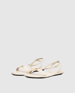 Sergio Rossi Beige leather Surge sandals B14320MMVN13