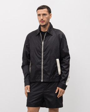 Alexander McQueen Black Skull patterned windbreaker 853247QRACA