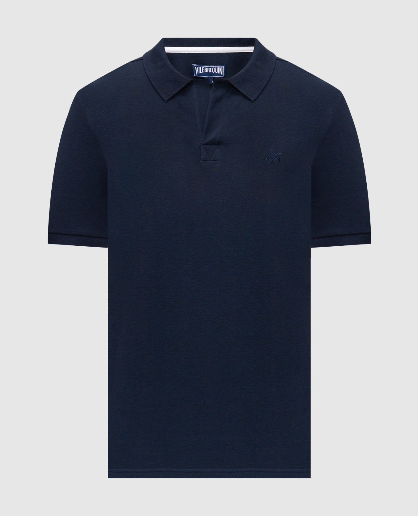 

Palatin blue polo shirt with embroidered emblem Vilebrequin