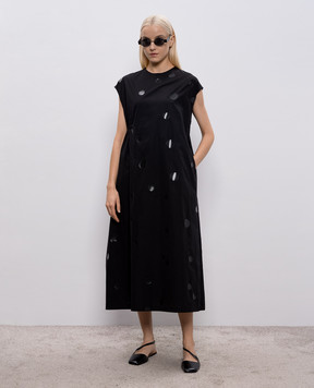 Y`S Yamamoto Black midi dress YQD05025
