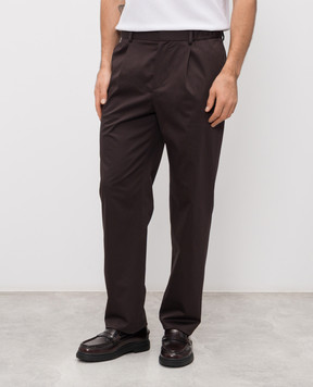 Agnona Brown pants T709U3YU2112