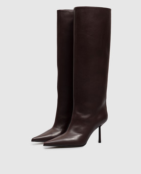 Le Silla Bella burgundy leather boots 4236C080BMPPGLM