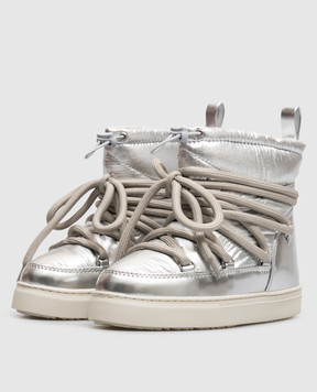 Inuikii Children's gray Mountain moon boots 300100301623334