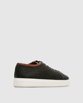 Santoni Green combination sneakers MBCD22241BARTLNL