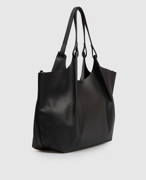 Gianni Chiarini Dua black leather tote bag BS9720RNGDBLTU