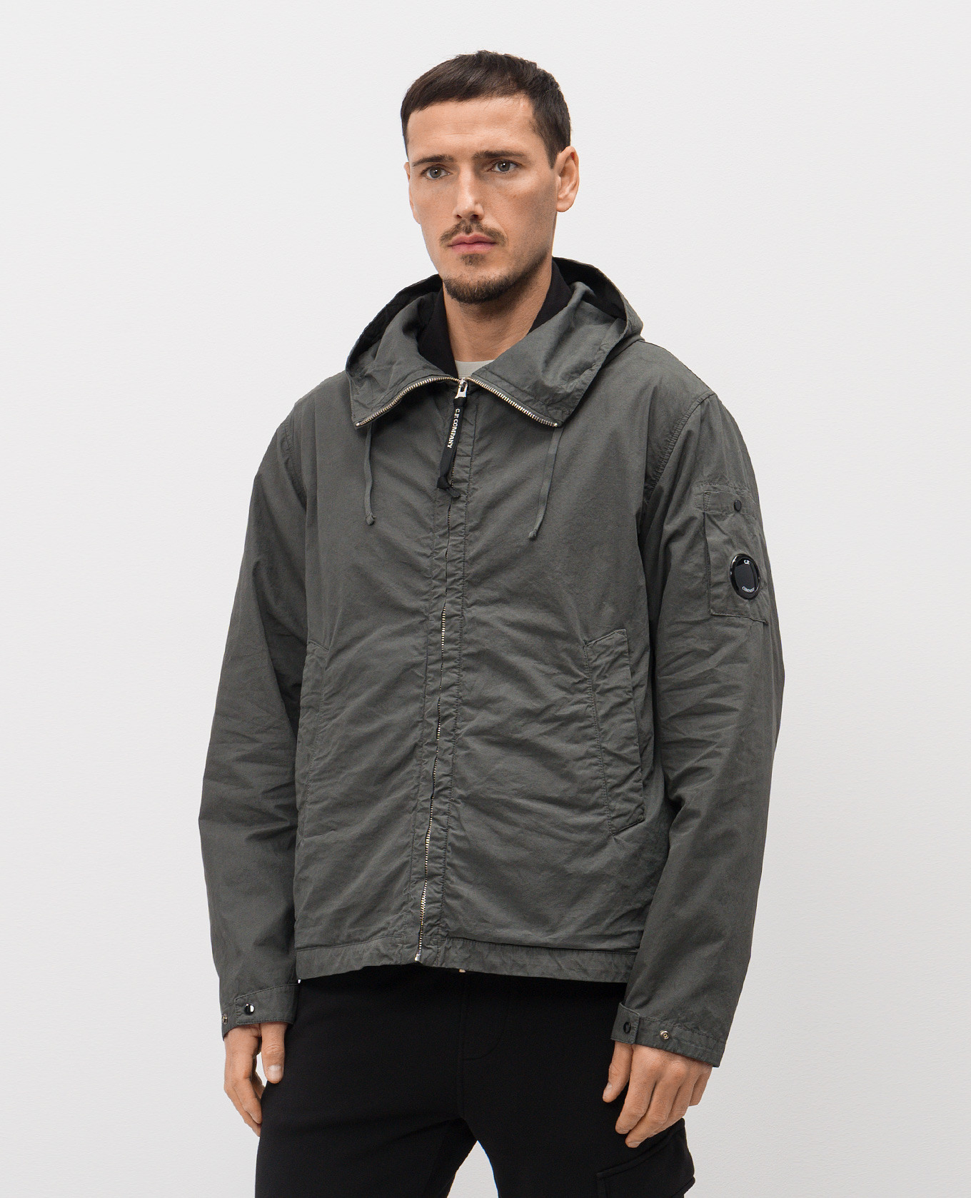 

Green jacket with patch C.P. Company