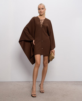 Taller Marmo Brown Sahara mini dress PF2615