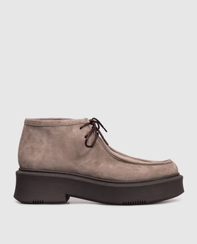 Babe Pay Pls Gray suede deserts 402203ZA