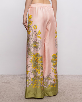 La DoubleJ Swathe pink silk palazzo pants TRO0026SIL001SWA03