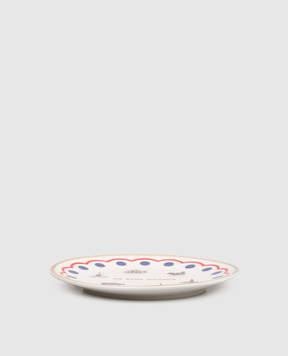 Bitossi Home White porcelain souvenir plate Monuments BEL20101