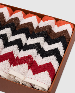 Missoni Home Set of terry face towels Best with pattern 6 pcs 1E3SP99183