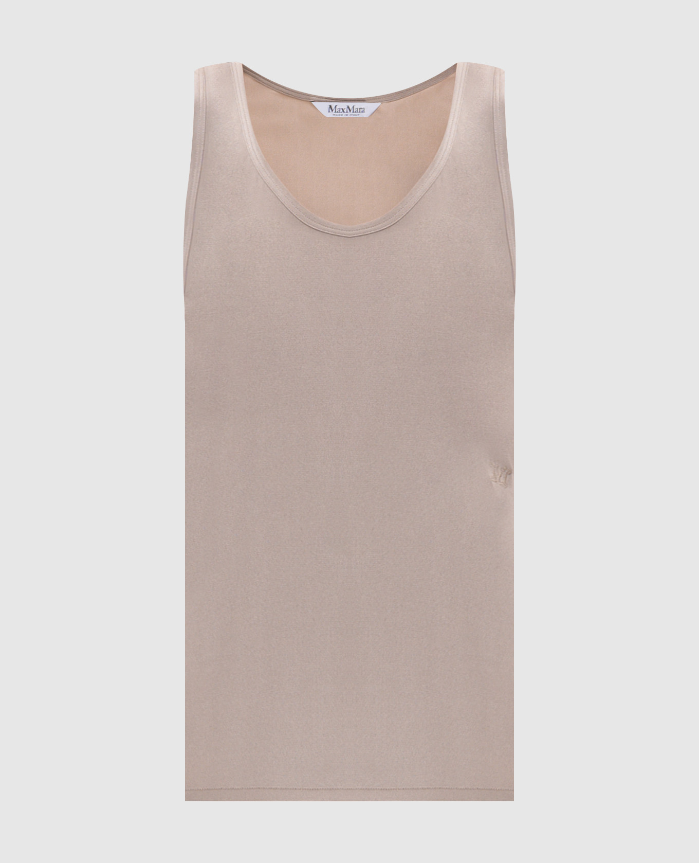 Beige PAVIDO silk top