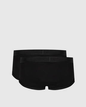 Tom Ford Set of black briefs with logo pattern T4XC11040
