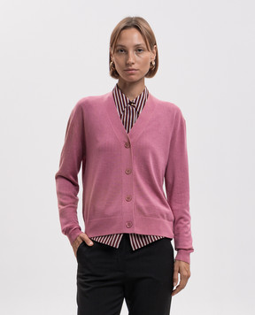 Max Mara Weekend Pink TORRE cardigan made of wool, silk and cashmere WKDTORRE
