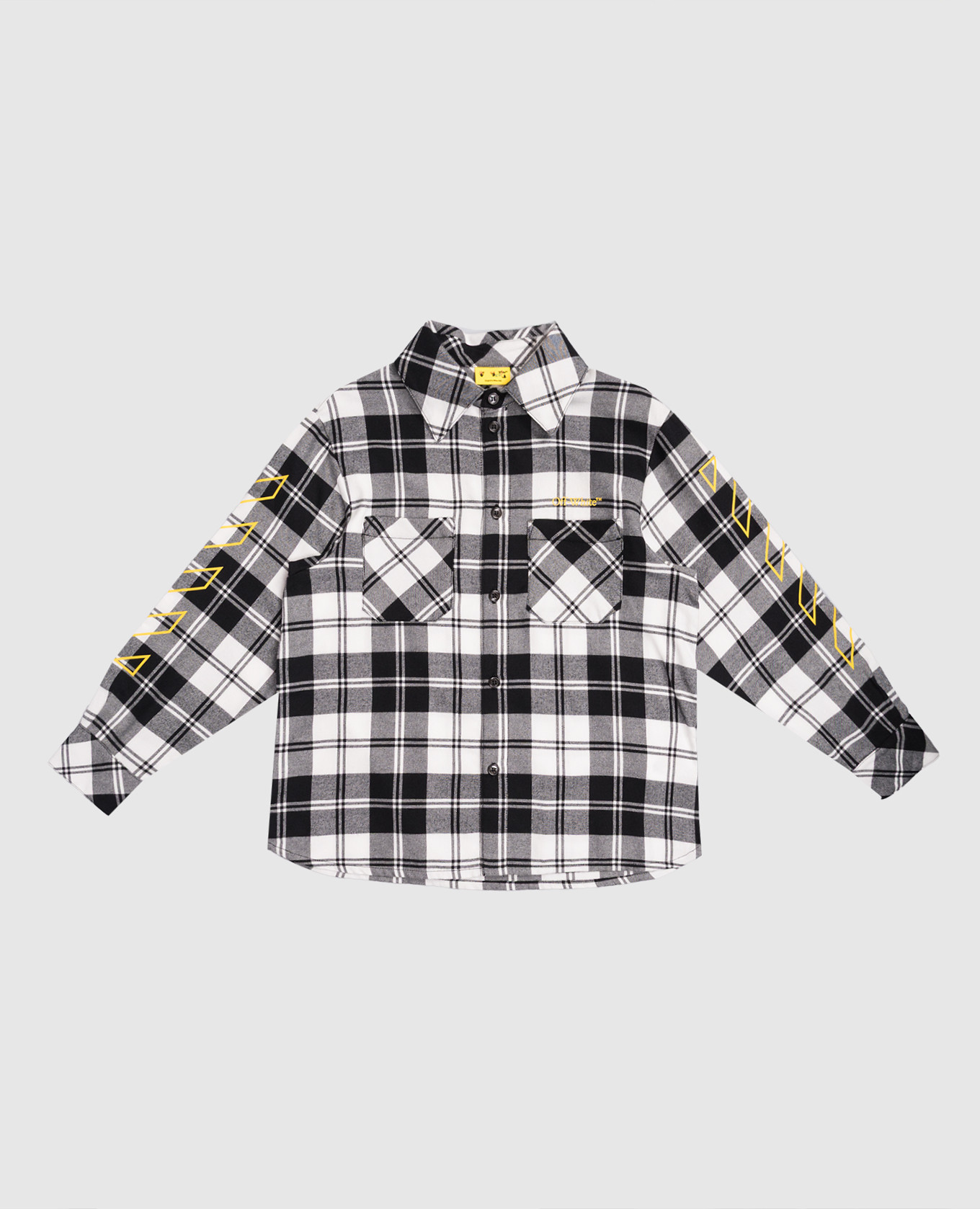 

Child's gray checkered shirt Off-White, Grey