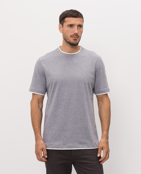 Brunello Cucinelli Gray T-shirt M0B137427
