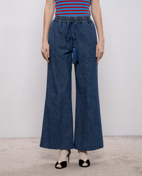 Valentino Blue flared jeans 8B3DD21K9YA