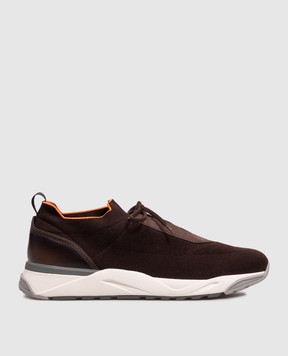 Santoni Brown sneakers MBIO21601BGRNHOD