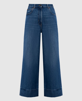 Valentino Blue jeans with logo patch 8B3DD29K9Y8