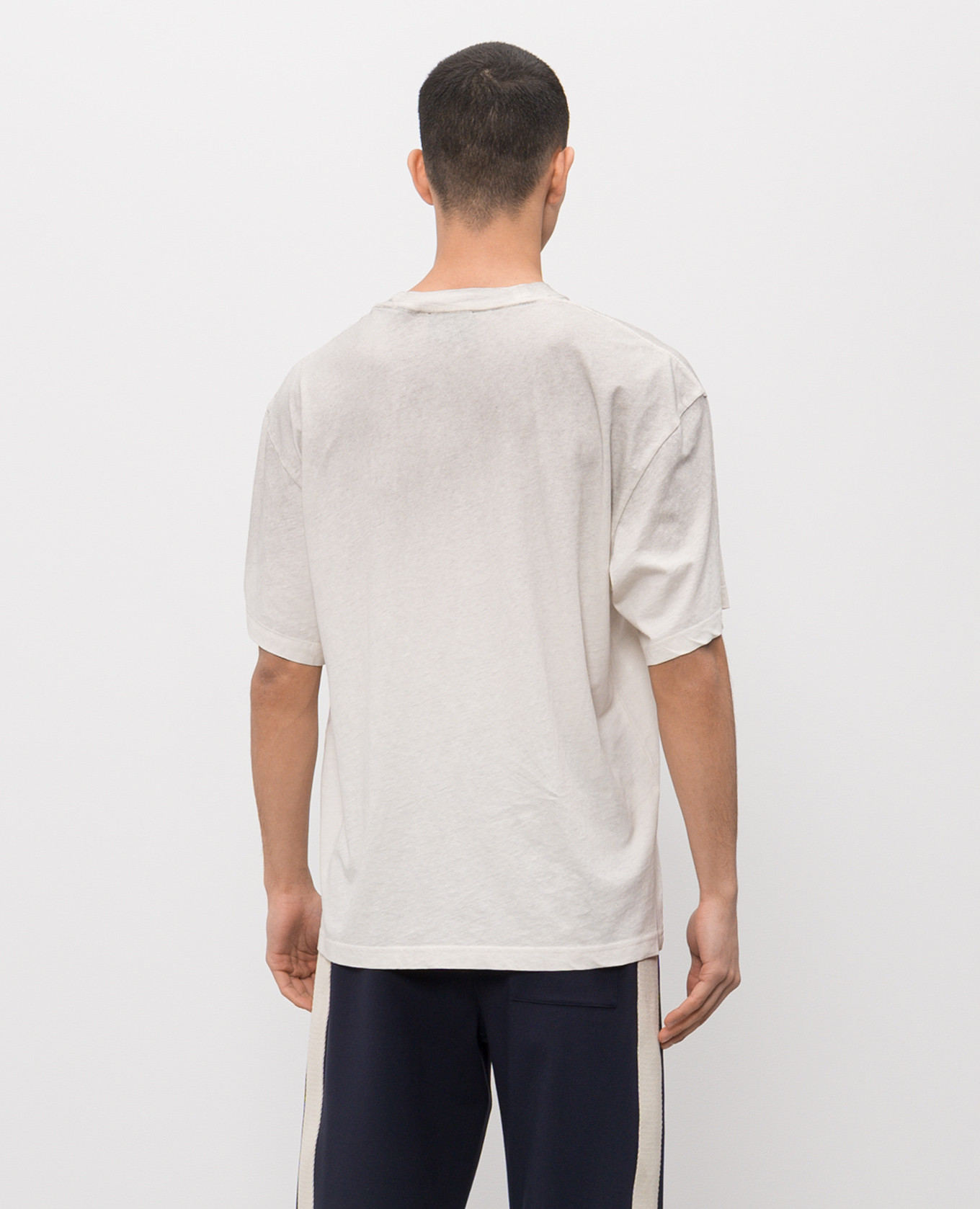 

T-shirt with DISTORT with a degraded effect Axel Arigato, Grey