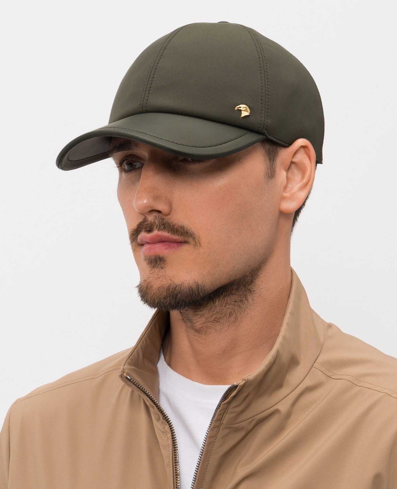 

Green cap with emblem Stefano Ricci