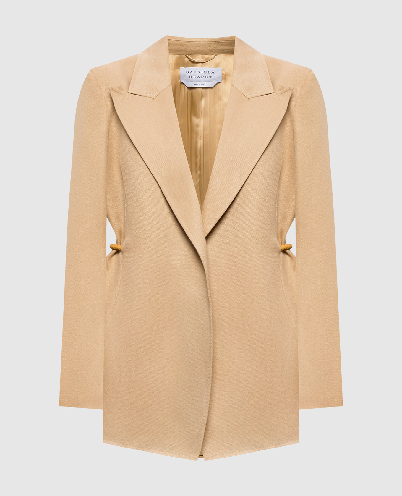 

Erona brown linen jacket Gabriela Hearst