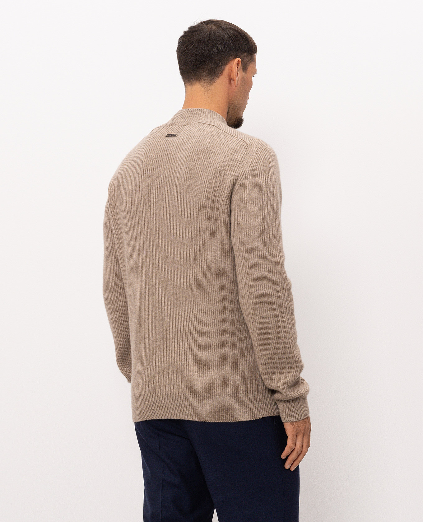 

Brown cashmere sweater Stefano Ricci