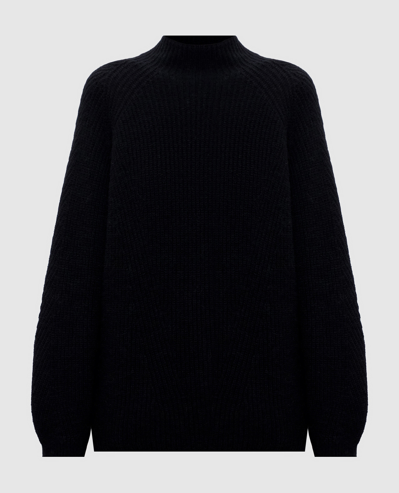 

Black alpaca sweater with logo Twinset