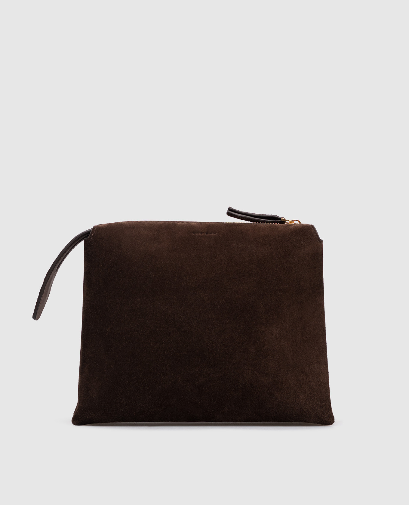 

Nu Twin brown suede mini bag The Row