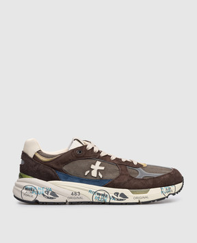 Premiata Brown combination sneakers Mase 25 MASE25