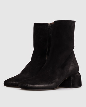 Marsell Basata black suede ankle boots MW8103P024