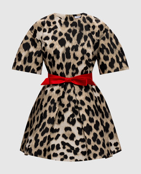 Givenchy Beige Cocoon mini dress with print BW231116VJ