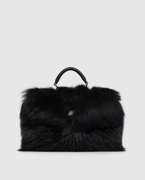 Dolce&Gabbana Black leather bag My Sicily BB7875BX833