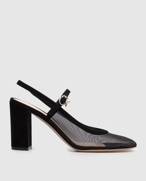 Gianvito Rossi Black slingbacks G9558485RIC