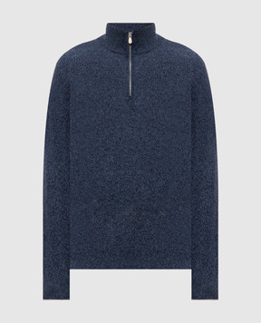 Brunello Cucinelli Blue cashmere jumper MQS00124
