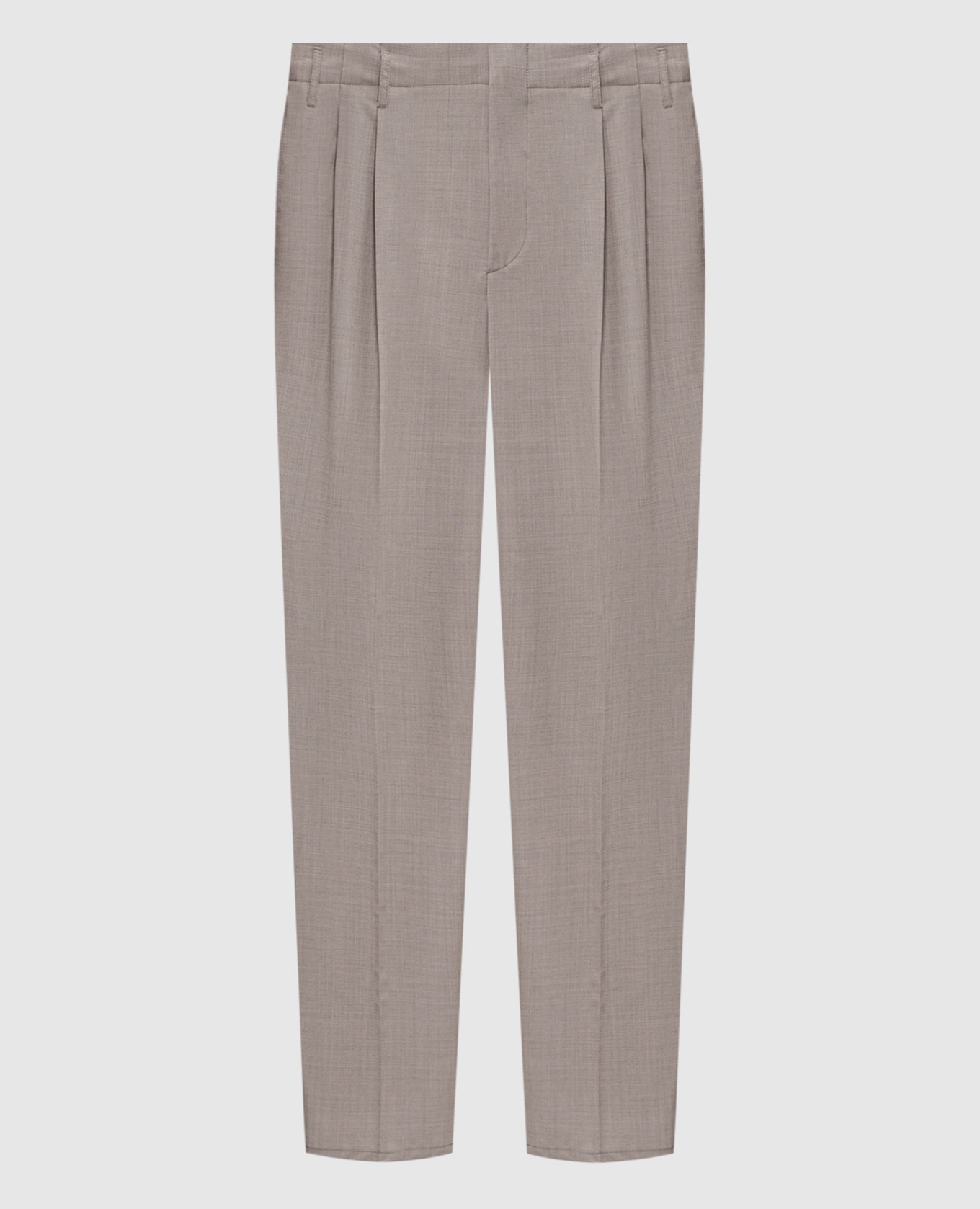 

Beige wool pants Brunello Cucinelli