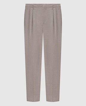 Brunello Cucinelli Beige wool pants M032PS2440