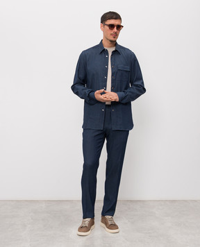 Kiton Blue pants UPN01H09696