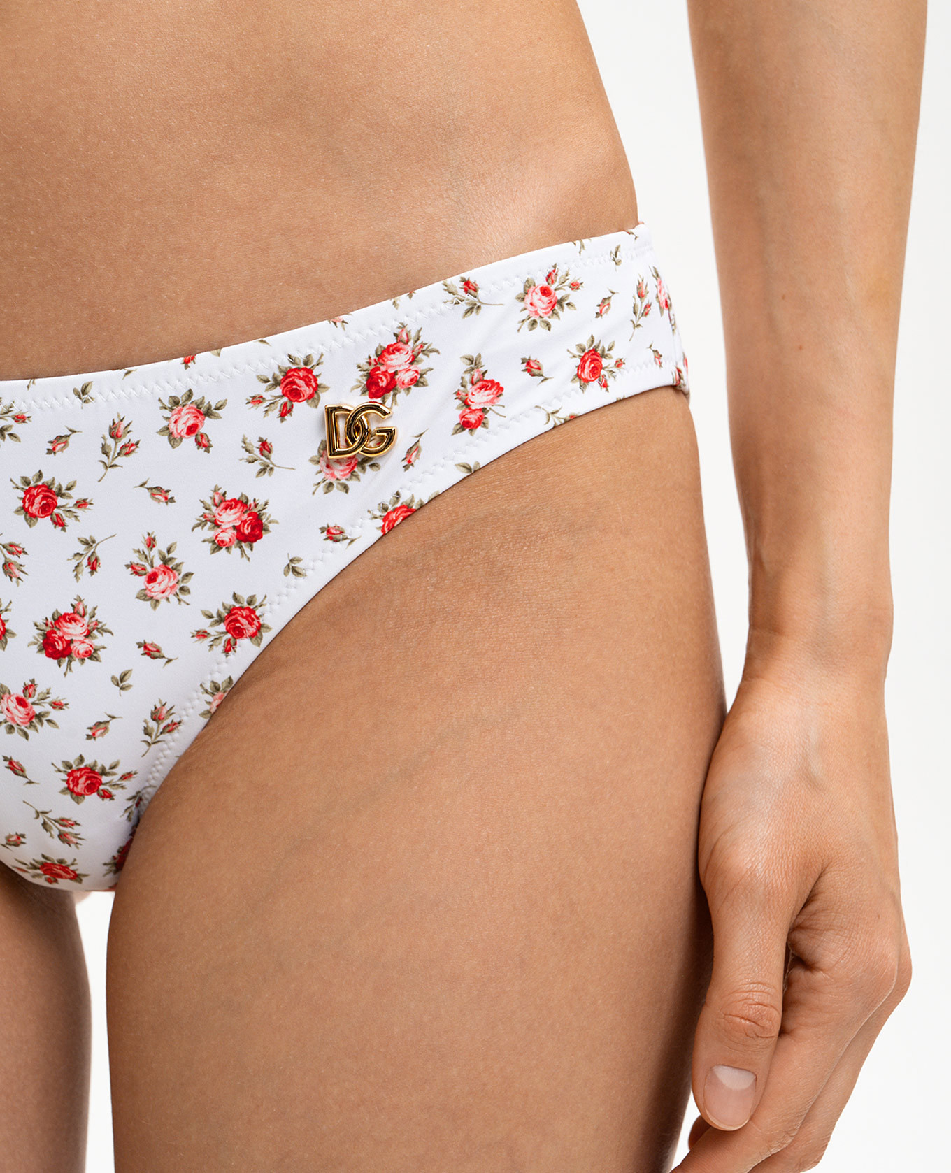White printed swimsuit Dolce&Gabbana 5