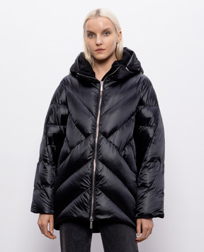 MooRER Black down jacket WANITA WANITAHC