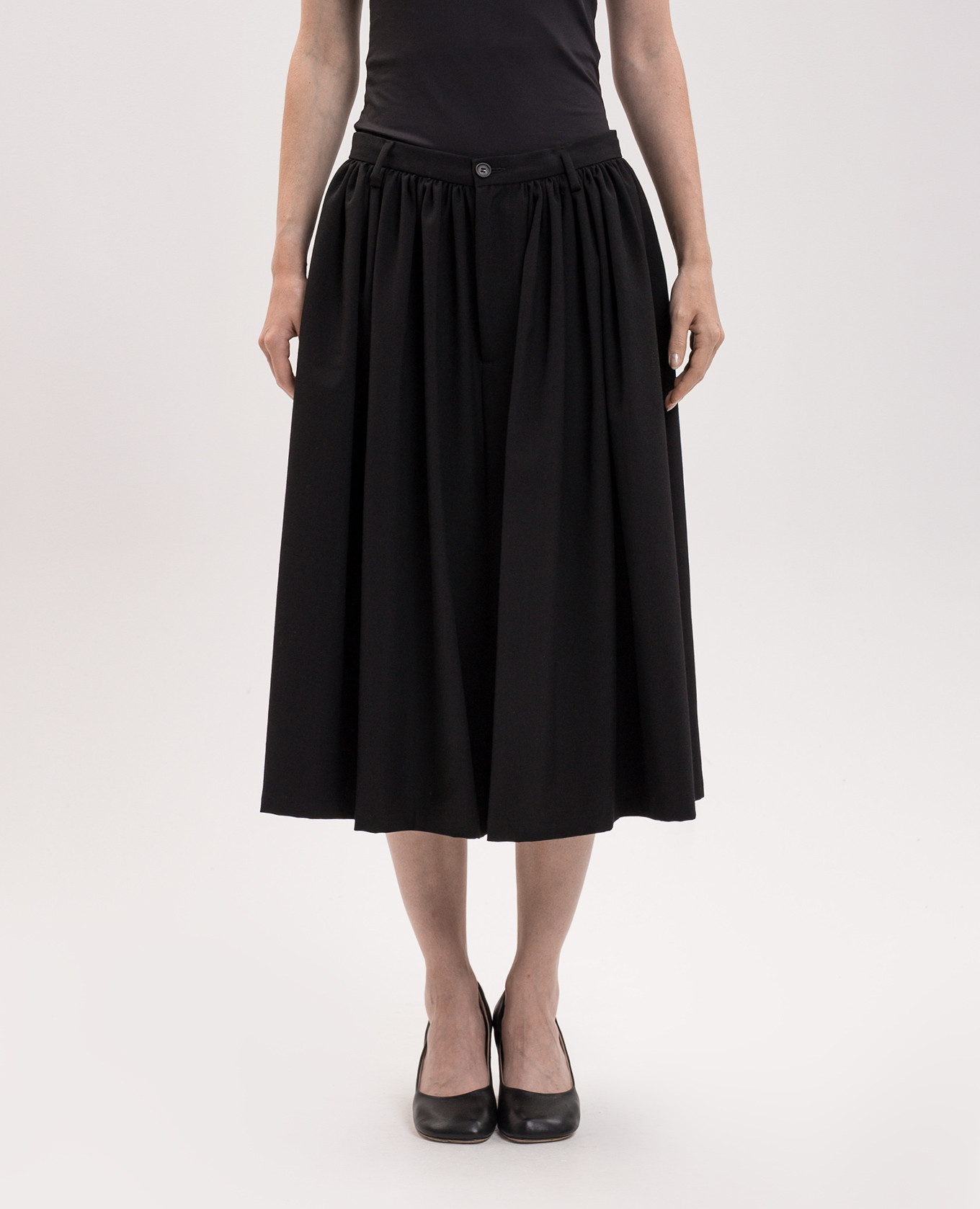 Black culottes with wool Maison Margiela MM6 3